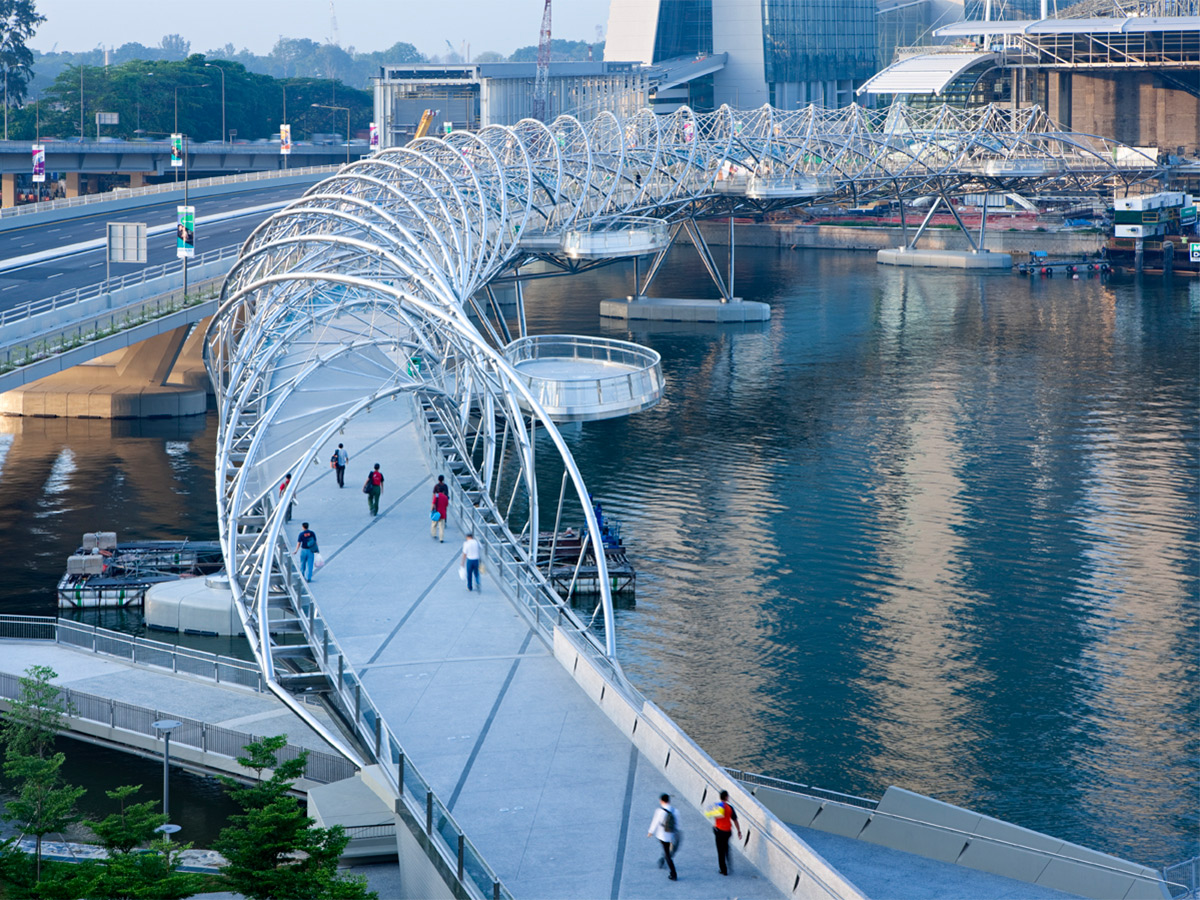 Before Blight Rayner - Helix Pedestrian Bridge © Christopher Frederick Jones