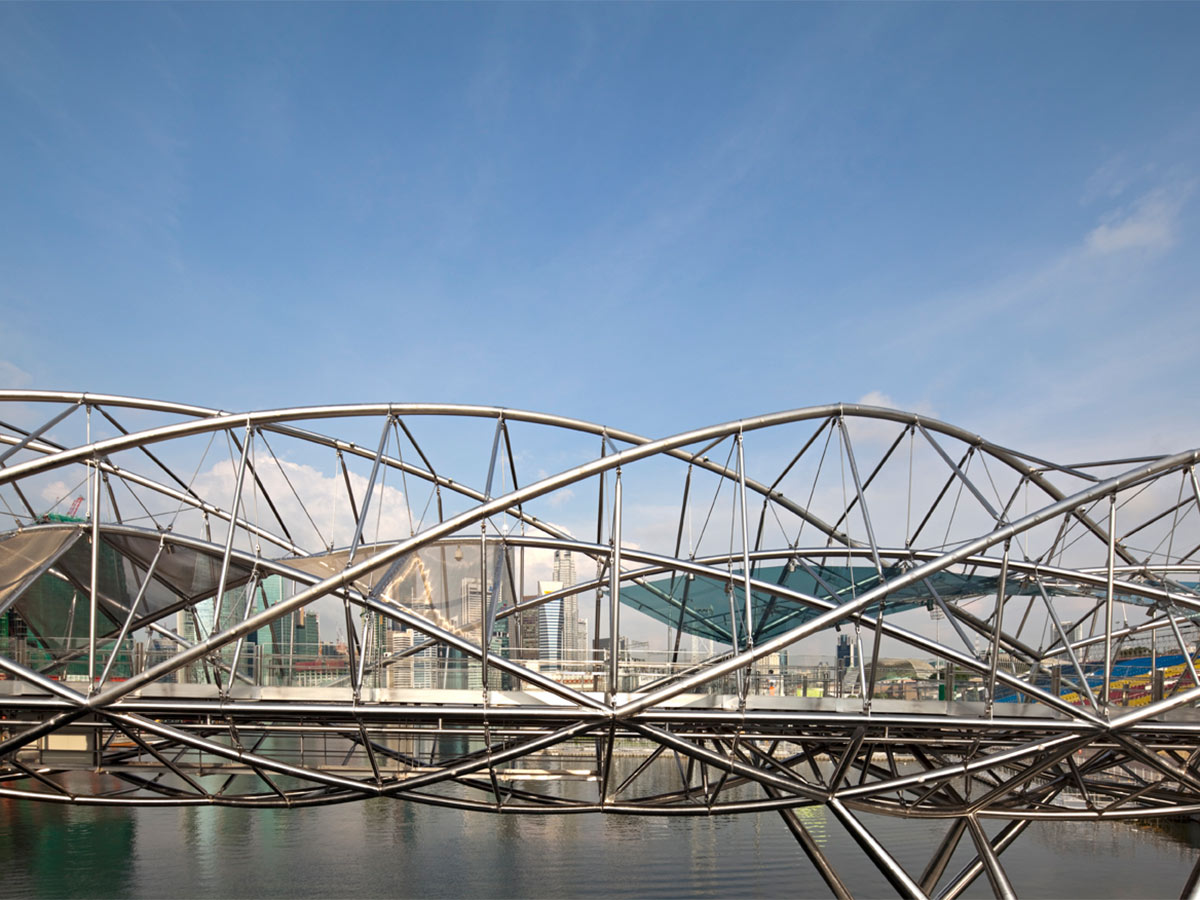 Before Blight Rayner - Helix Pedestrian Bridge © Christopher Frederick Jones