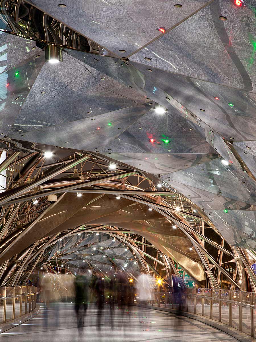 Before Blight Rayner - Helix Pedestrian Bridge © Angus Martin