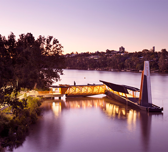 Before Blight Rayner - Brisbane CityCat Ferry Terminals Revitalisation